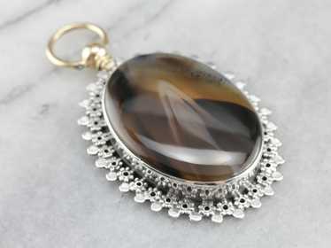 Agate Statement Pendant - image 1