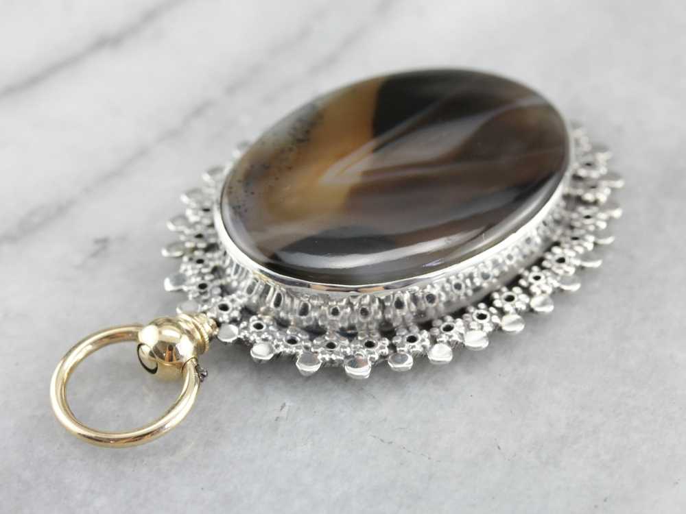 Agate Statement Pendant - image 2