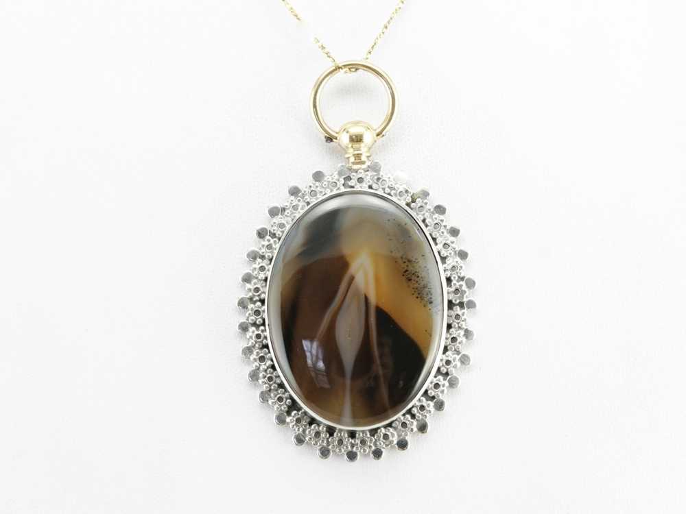 Agate Statement Pendant - image 5