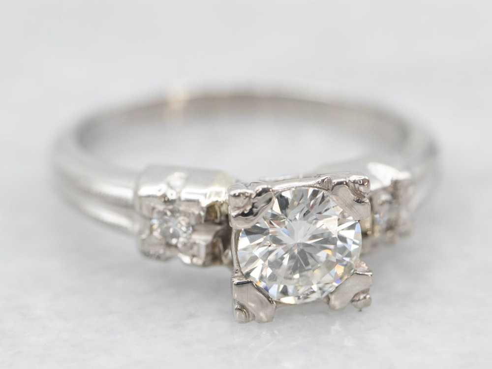 Vintage Diamond Engagement Ring - image 1