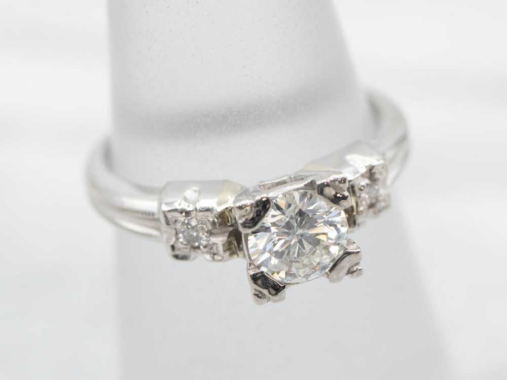 Vintage Diamond Engagement Ring - image 3