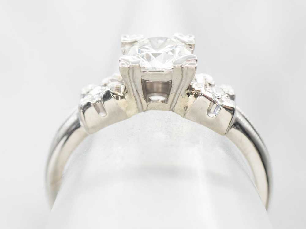 Vintage Diamond Engagement Ring - image 4