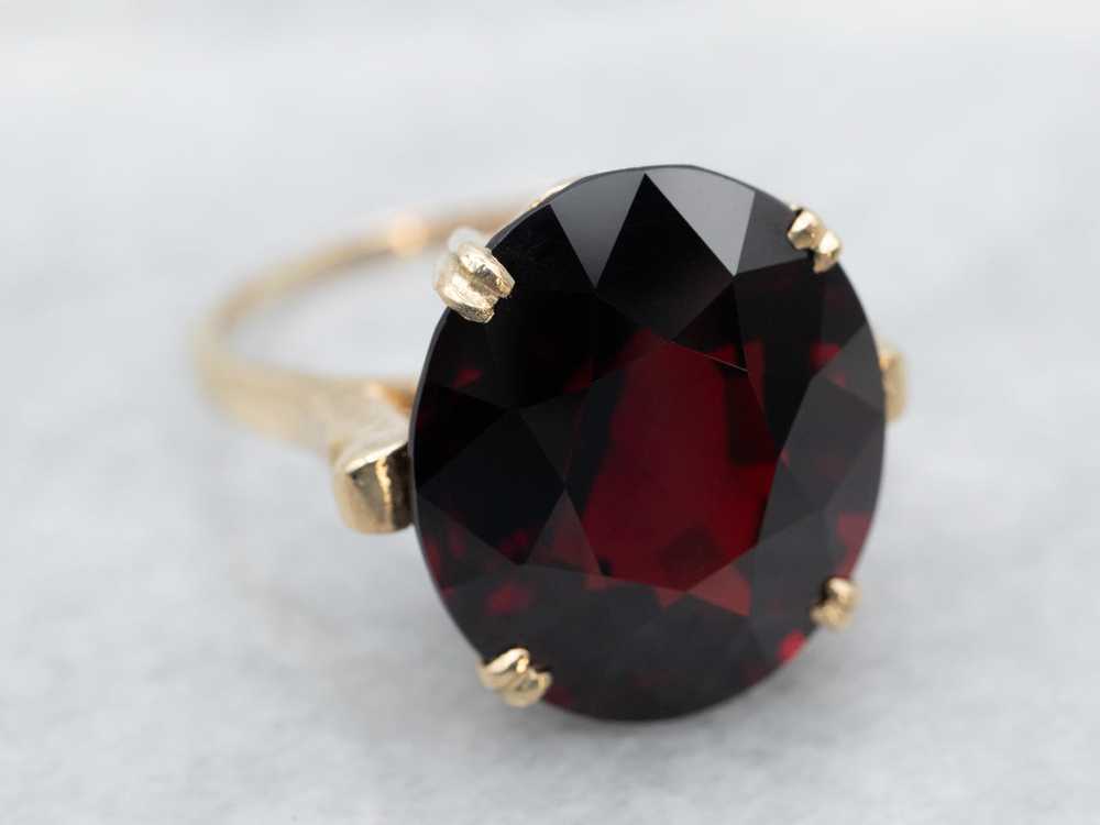 Vintage Pyrope Garnet Cocktail Ring - image 1