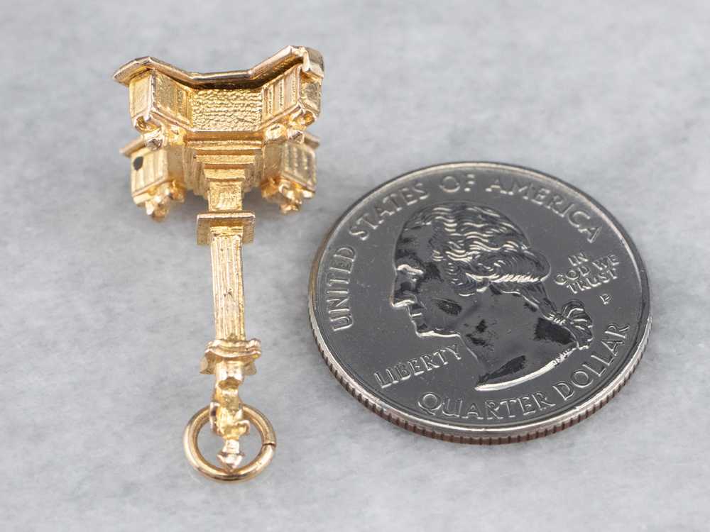 Gold Nelson's Column Charm - image 7