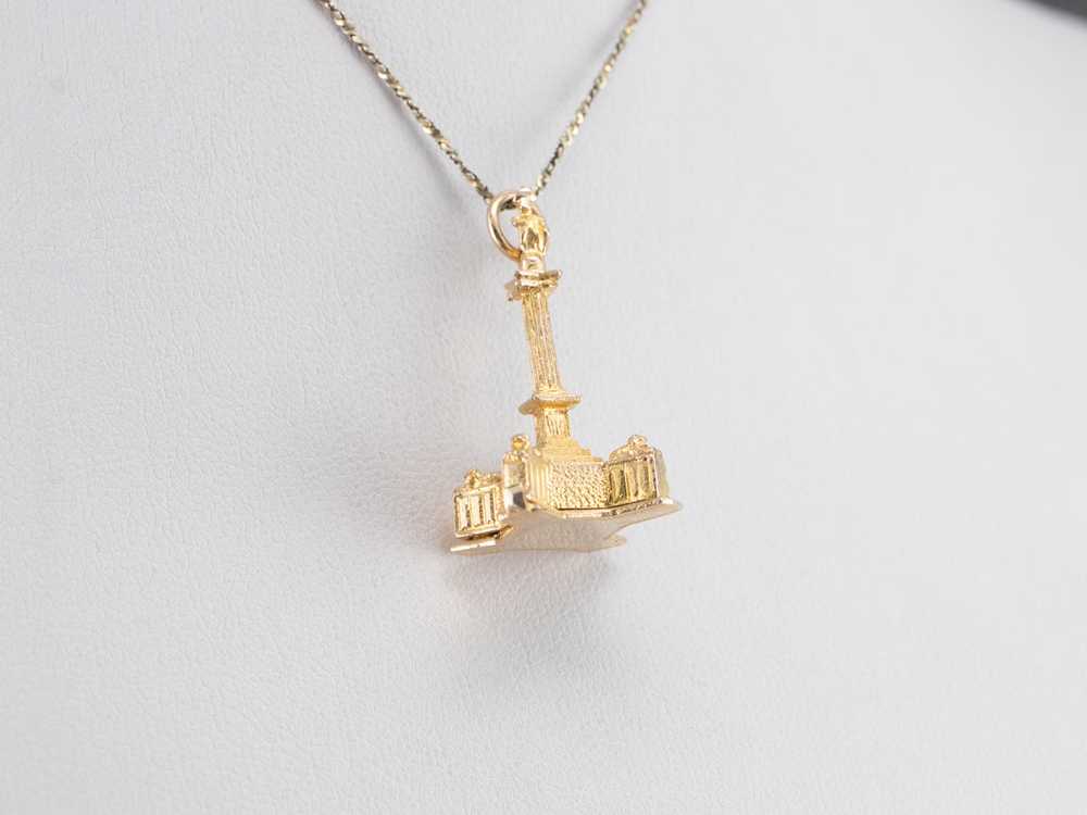 Gold Nelson's Column Charm - image 8