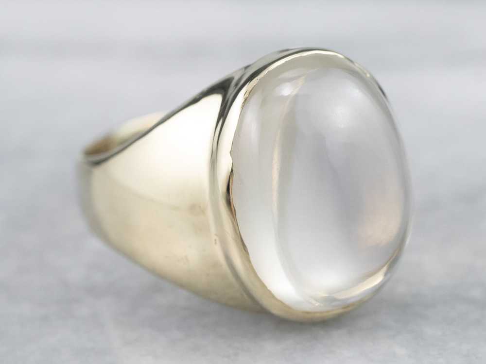 Bold Vintage Moonstone Ring - image 1