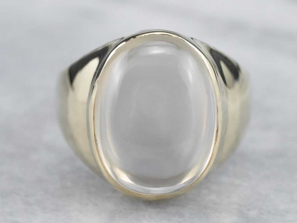 Bold Vintage Moonstone Ring - image 2