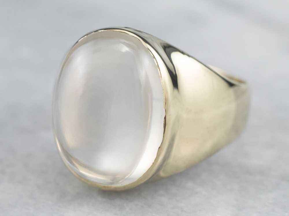 Bold Vintage Moonstone Ring - image 3