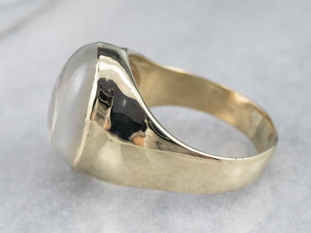 Bold Vintage Moonstone Ring - image 4