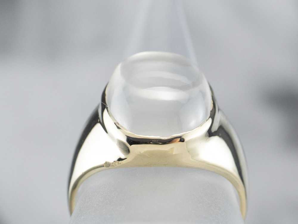 Bold Vintage Moonstone Ring - image 8