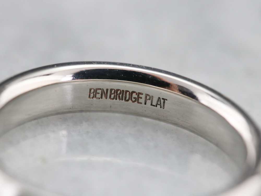 Polished Platinum Wedding Band - image 3