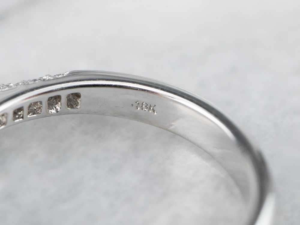 Diamond White Gold Engagement Ring - image 6