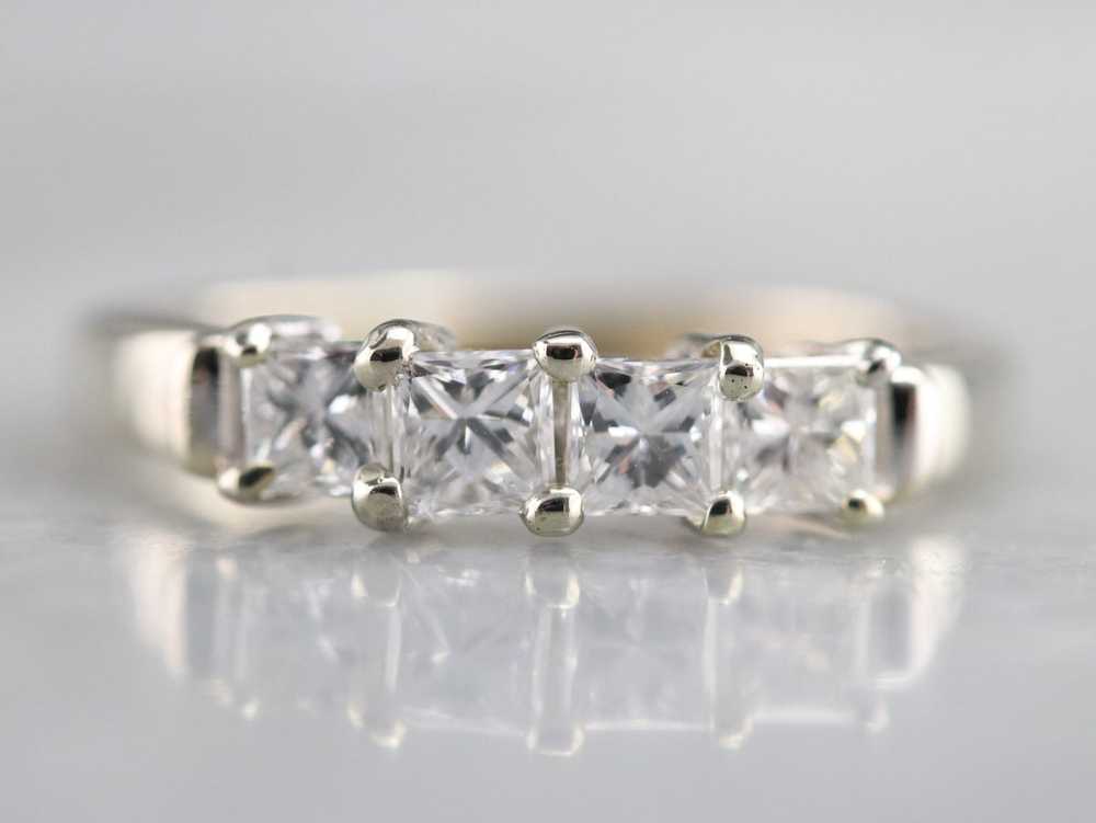 Princess Cut Diamond Band - image 2