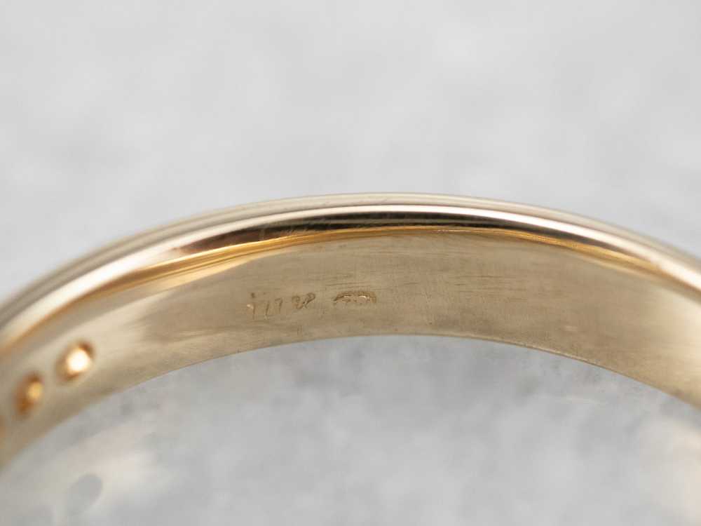 Channel Set Diamond Wedding Band - image 5