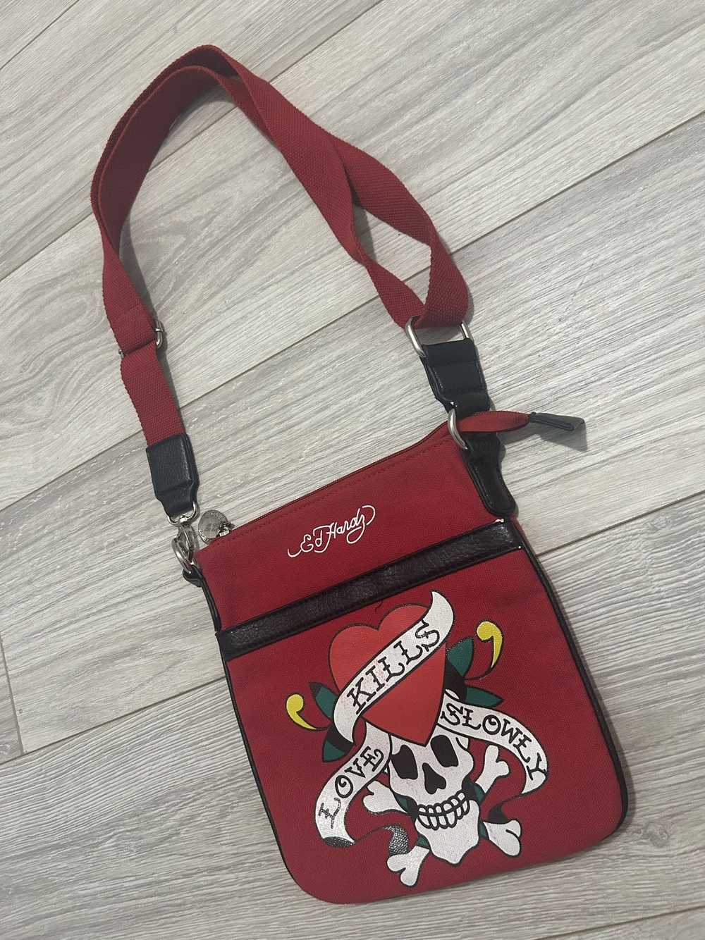 Bag × Ed Hardy × Vintage Vintage Y2K Ed Hardy Sku… - image 2