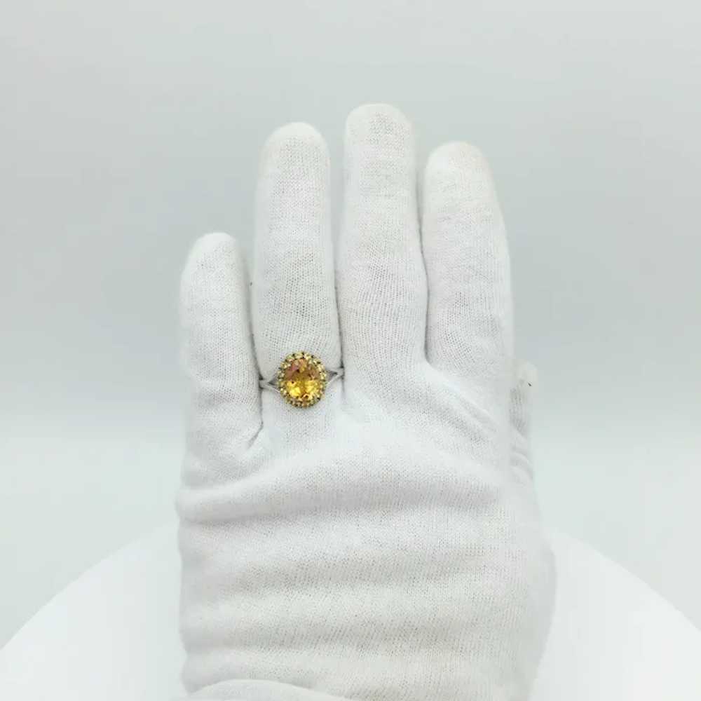 Sterling Silver Citrine Ring - image 7