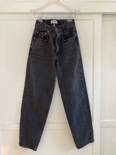 Agolde Agolde 25” Faded Black Jeans A182-1157