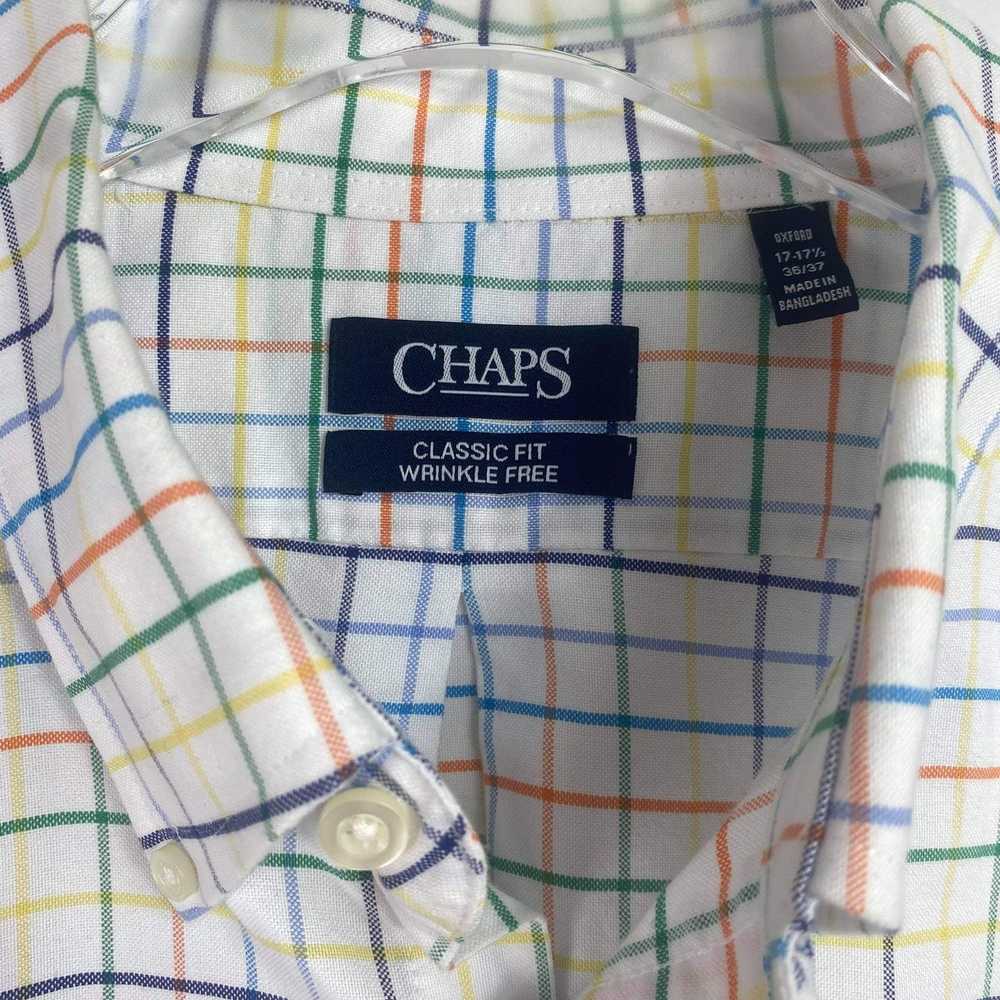 Chaps CHAPS Classic Wrinkle Free Multicolor Plaid… - image 2