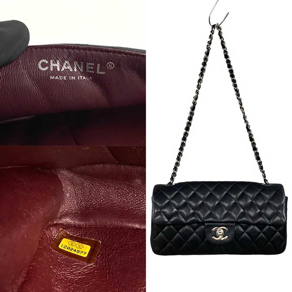 Chanel No. 12 Matelasse Coco Lambskin Genuine Lea… - image 3