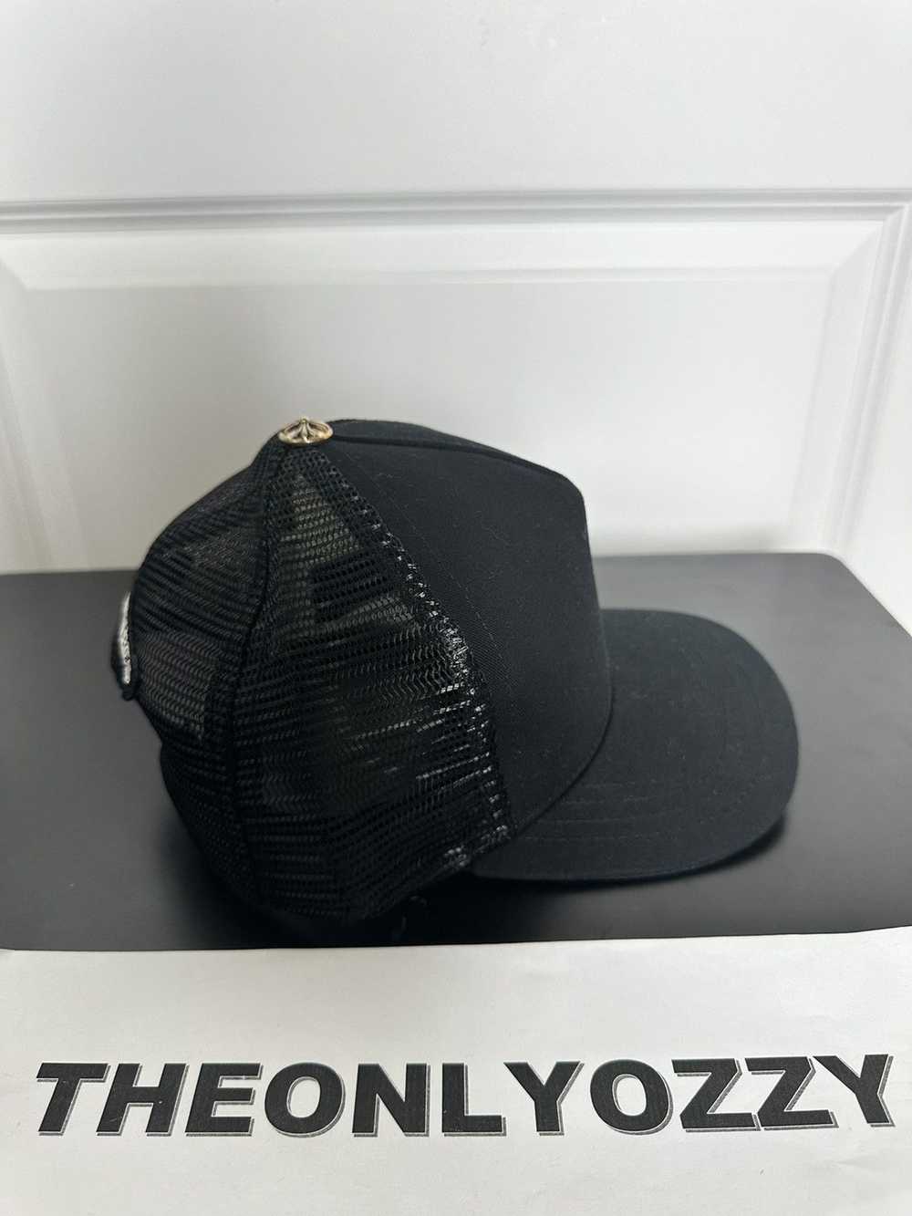 Chrome Hearts Chrome Hearts Black Snapback Hat Ve… - image 3