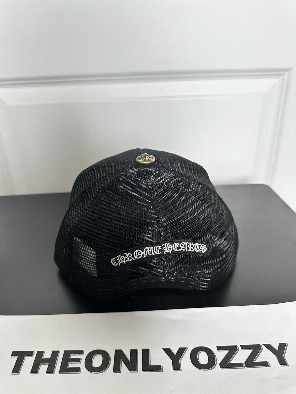 Chrome Hearts Chrome Hearts Black Snapback Hat Ve… - image 4