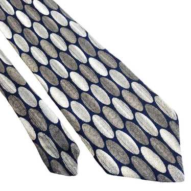 Albert Nipon Albert Nipon Gray Blue Beige Geometri
