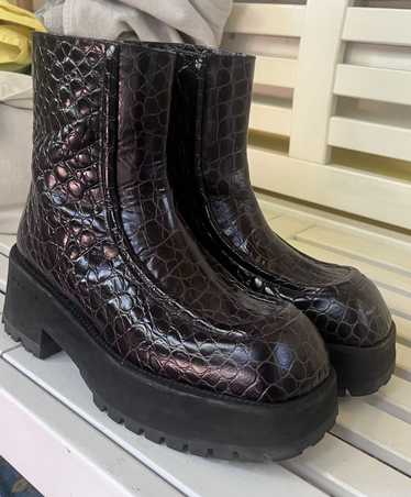 Marni black leather boots - Gem