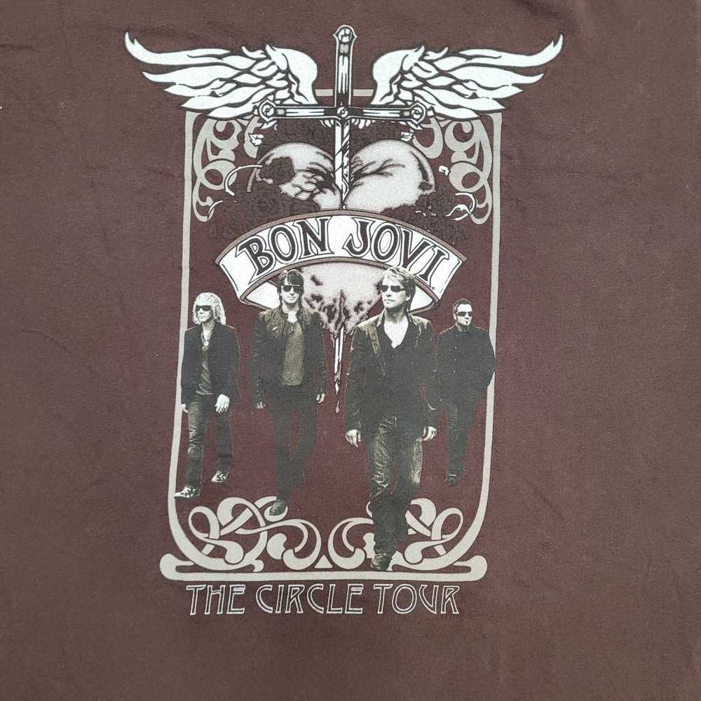 Bon Jovi Bon-Jovi Shirt Large 22x27 The-Circle-To… - image 4