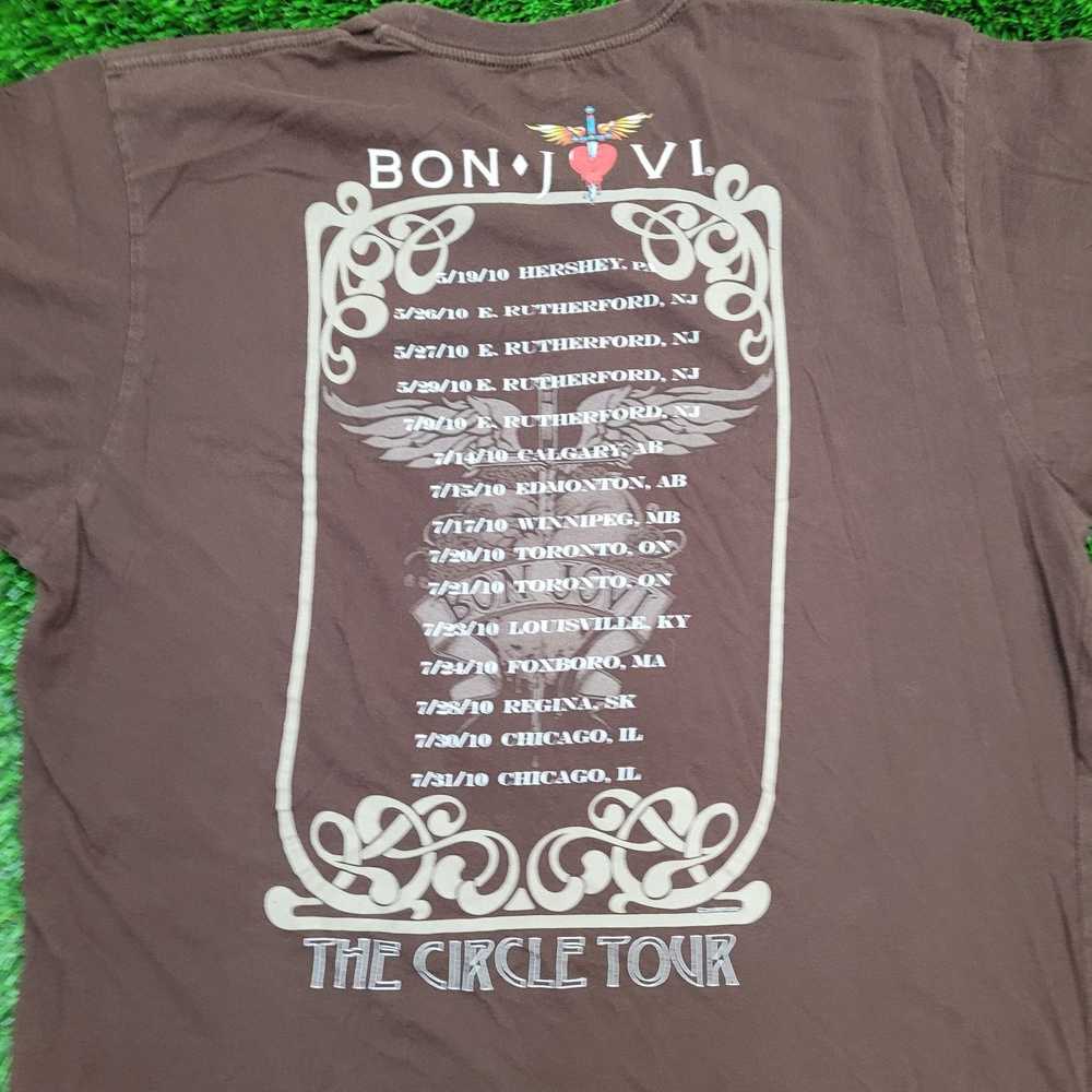 Bon Jovi Bon-Jovi Shirt Large 22x27 The-Circle-To… - image 5