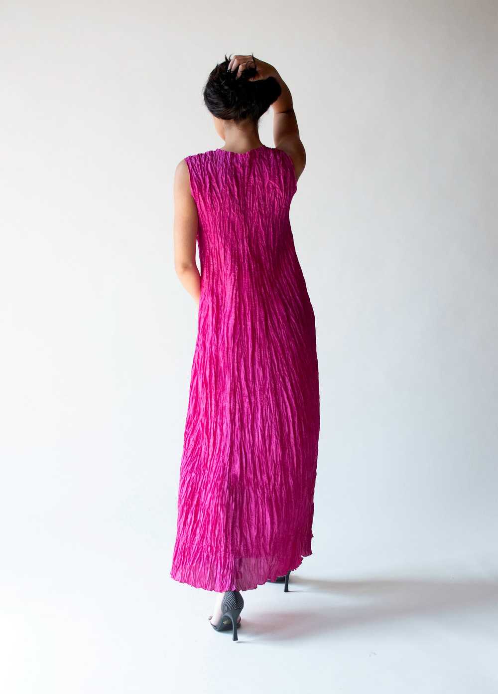 Magenta Plisse Dress | Ray Lonson - image 5