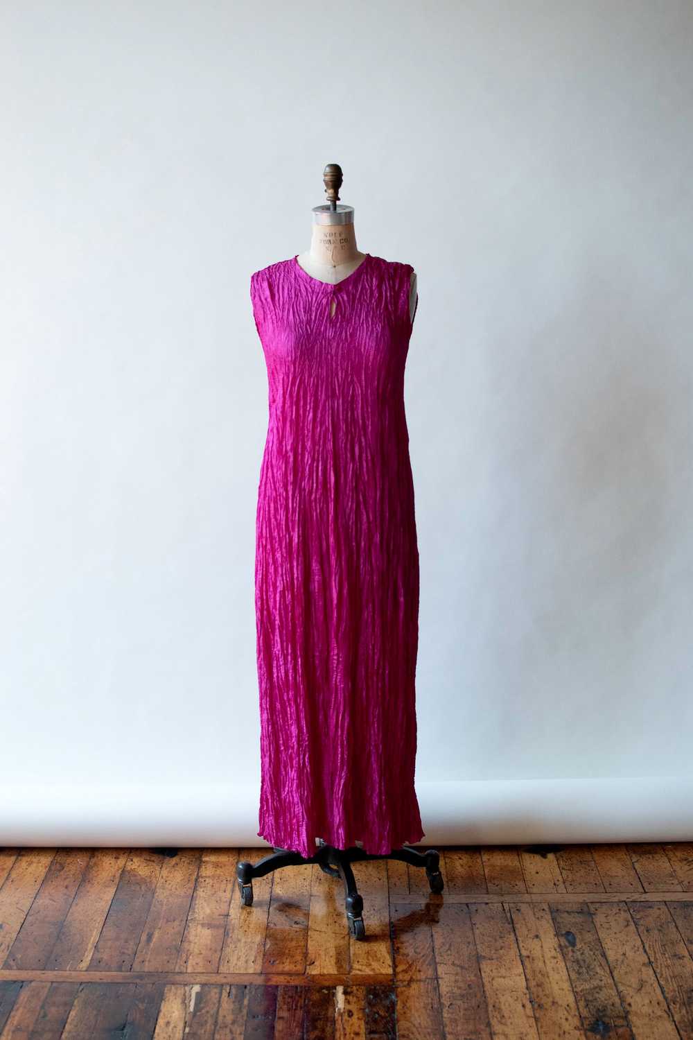 Magenta Plisse Dress | Ray Lonson - image 8