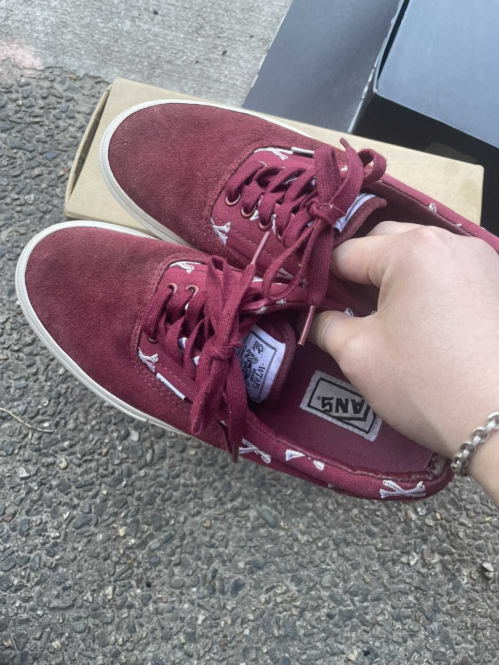 Vans × Wtaps Wtaps x Vans Burgundy sz 8.5 era low - image 1