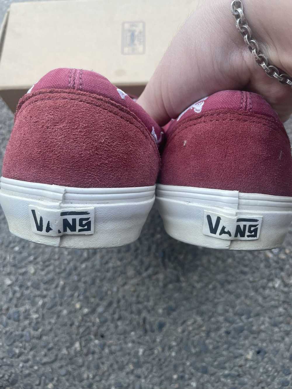 Vans × Wtaps Wtaps x Vans Burgundy sz 8.5 era low - image 5