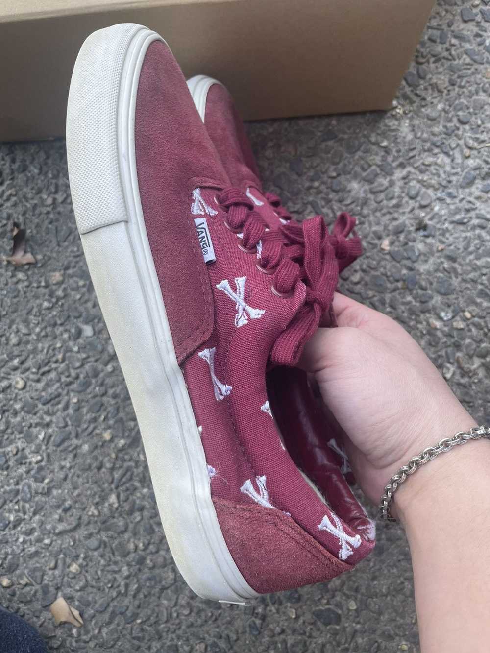 Vans × Wtaps Wtaps x Vans Burgundy sz 8.5 era low - image 7