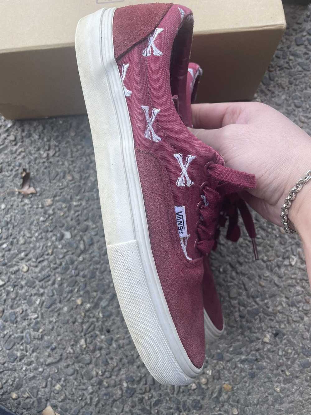 Vans × Wtaps Wtaps x Vans Burgundy sz 8.5 era low - image 8