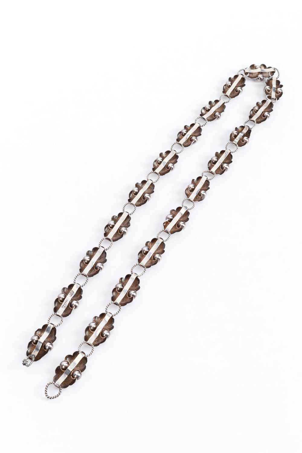 TAXCO Sterling Silver Navarrete Chain Belt - image 5