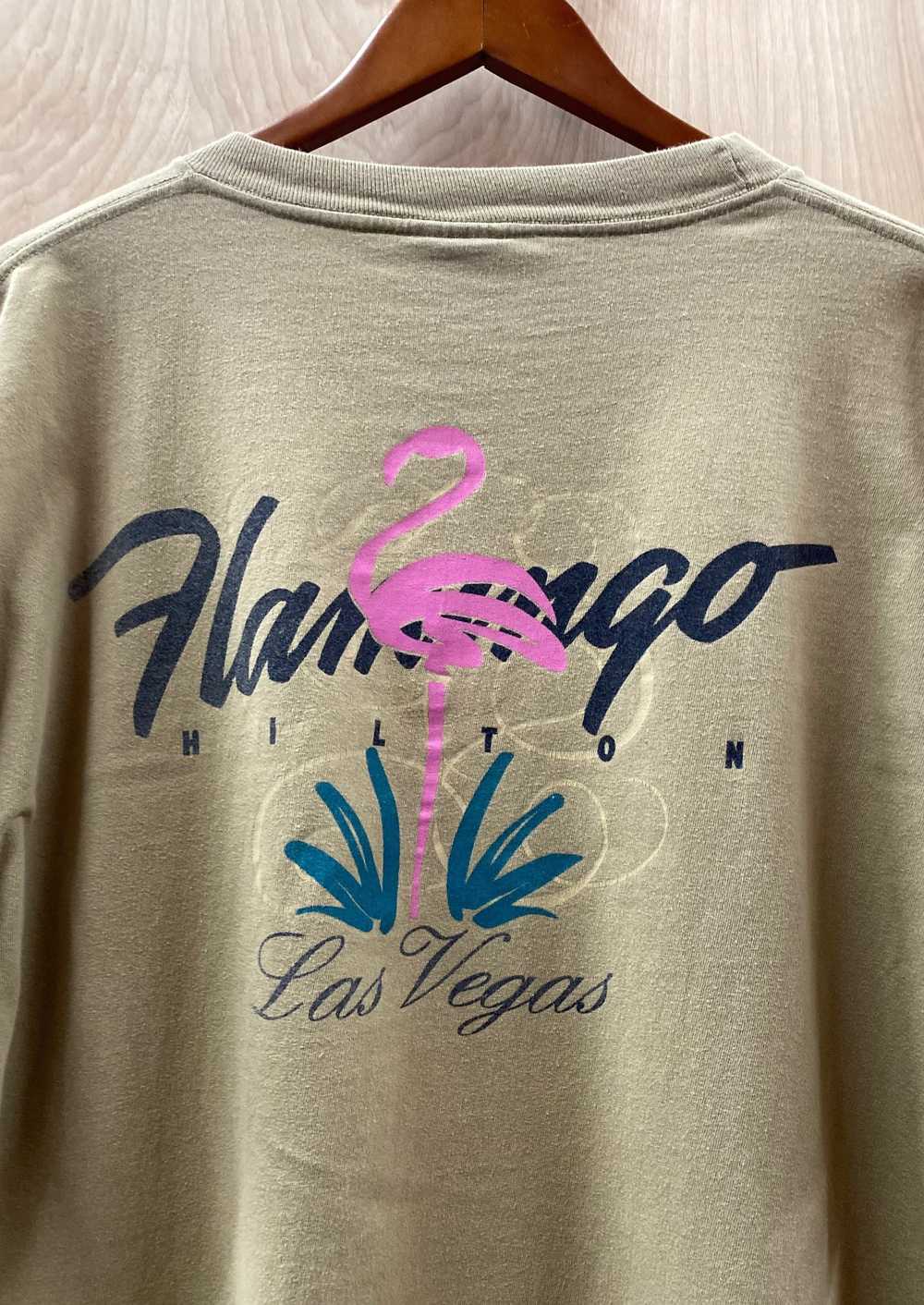 Vintage Flamingo Hotel & Casino T-Shirt (L) - image 3