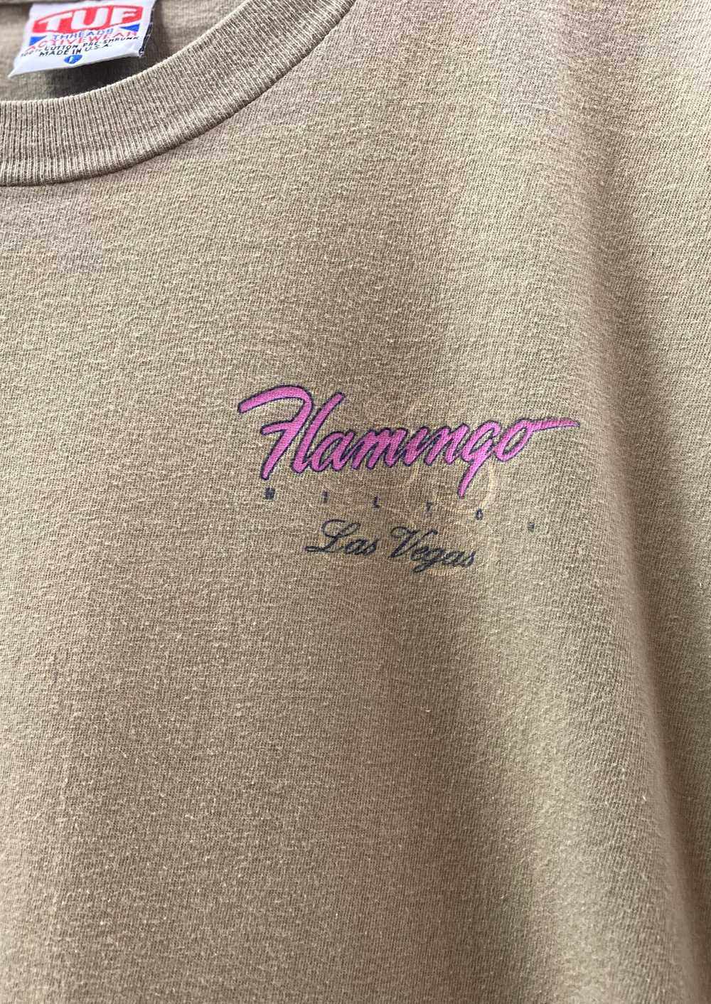 Vintage Flamingo Hotel & Casino T-Shirt (L) - image 5