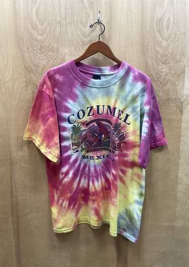 Cozumel Mexico Tye Dye T-Shirt (2XL)