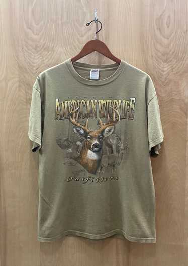 Vintage American Wildlife T-Shirt (L)