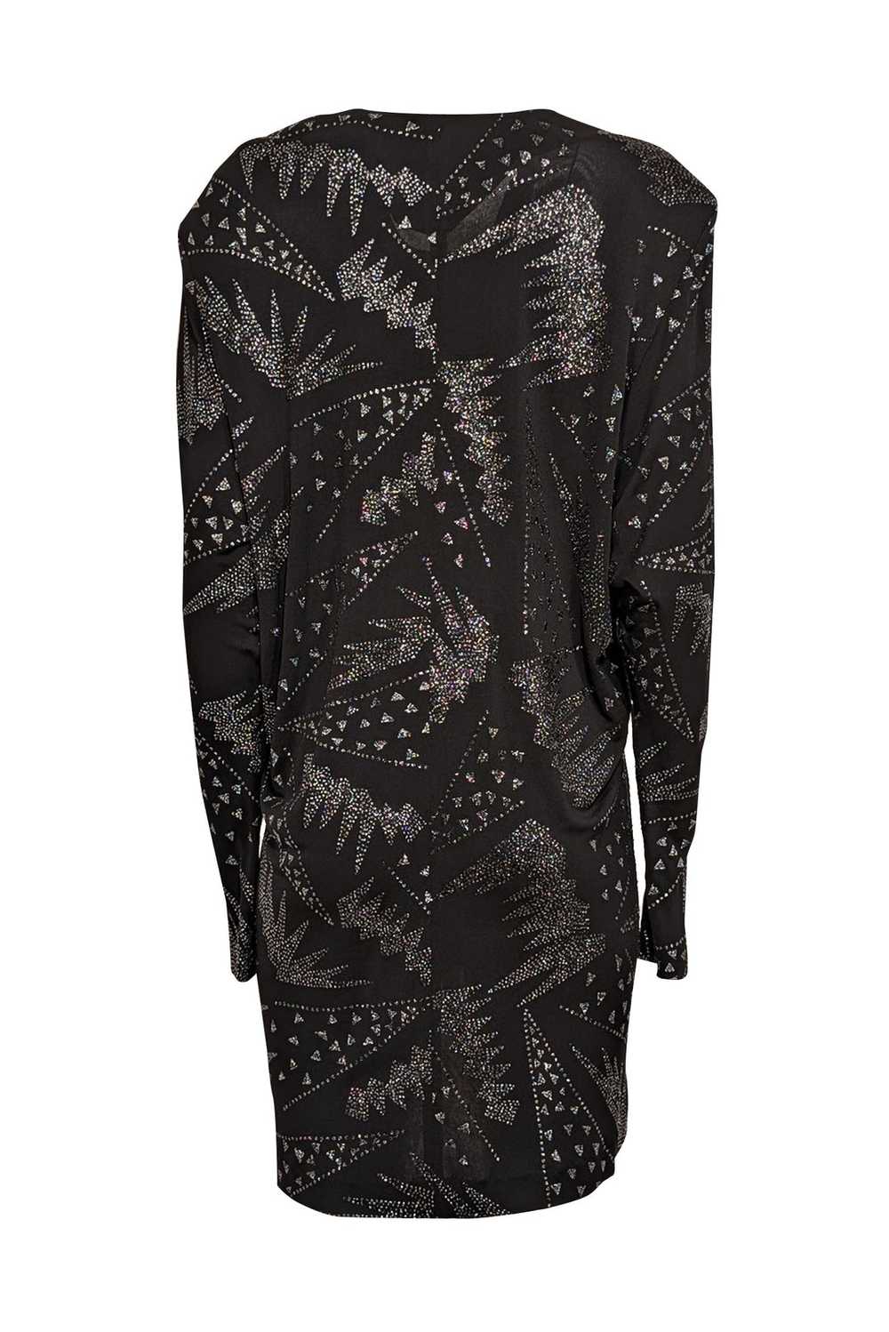 Isabel Marant - Black w/ Silver & Black Sparkle D… - image 3