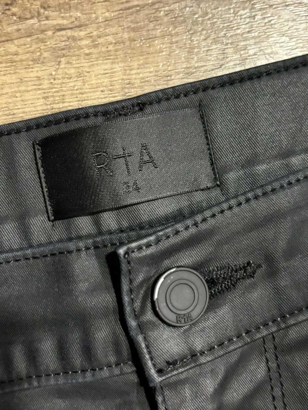 Rta RTA Wax Denim Pants - image 4