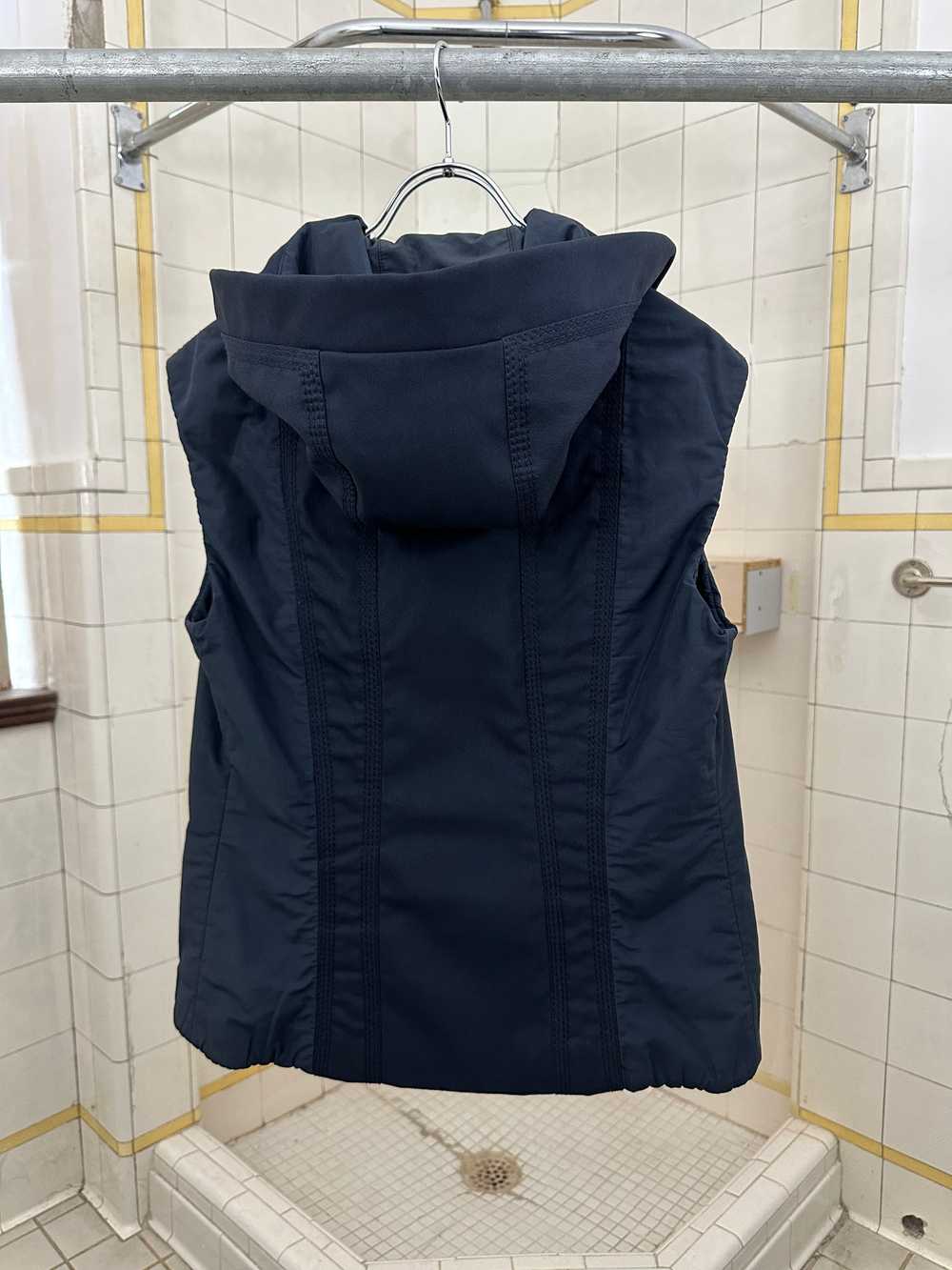 2000s Roberto Menichetti Hooded Nylon Vest - image 2