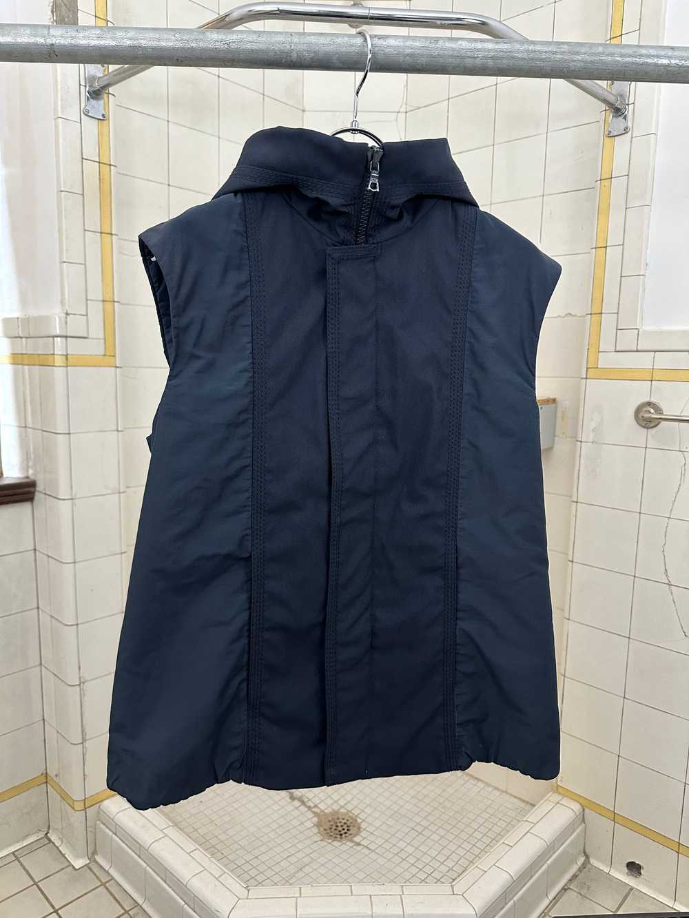 2000s Roberto Menichetti Hooded Nylon Vest - image 3