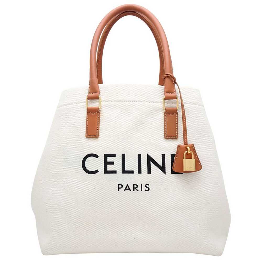 Celine CELINE Horizontal Cabas Tote Bag Canvas x … - image 10