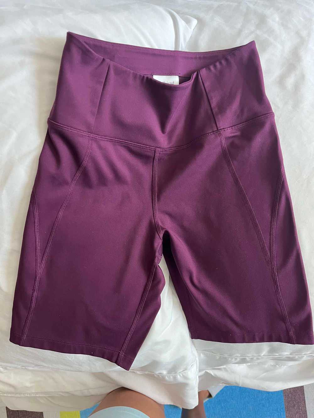 Girlfriend Collective Plum High-Rise Bike Short - image 2