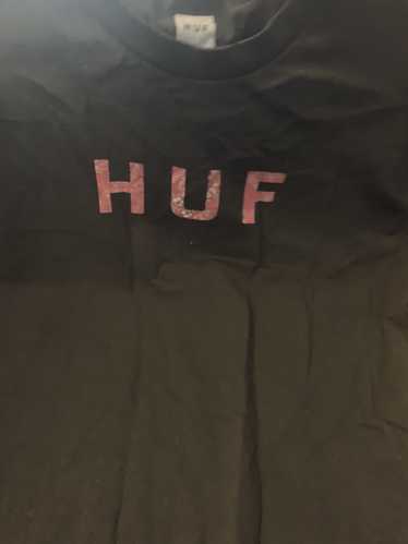 Huf × Streetwear × Vintage Black Huf T Shirt