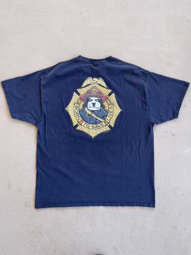 Vintage Vintage Y2K Big Dogs Firefighter Born to S