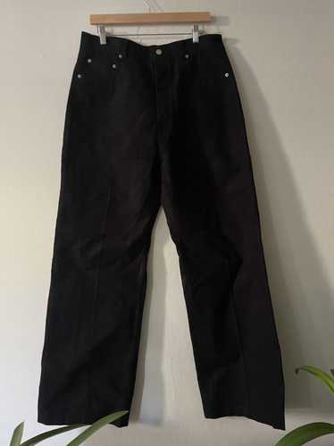 Rick Owens Rick Owens Moleskin Geth Trousers - image 1