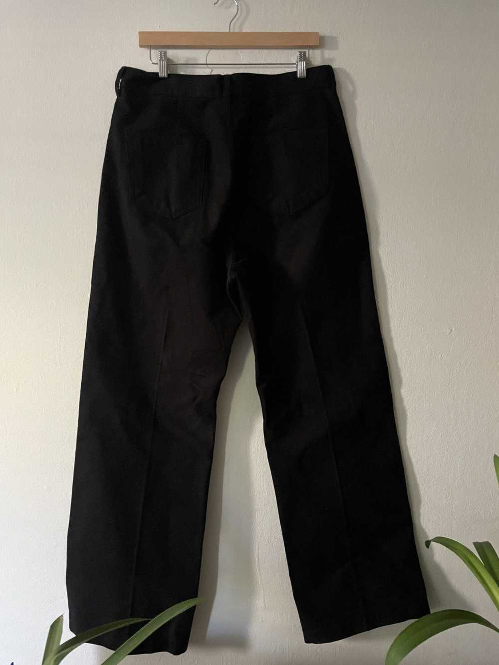 Rick Owens Rick Owens Moleskin Geth Trousers - image 2